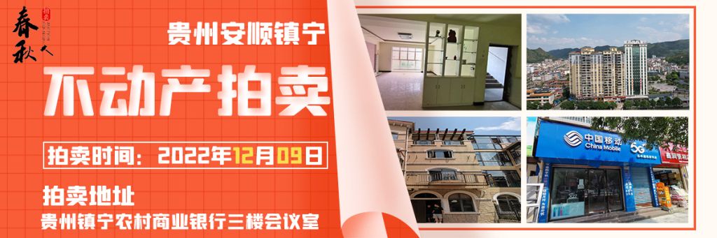 【12月09日】鎮(zhèn)寧縣商鋪、住宅、商業(yè)展位拍賣公告